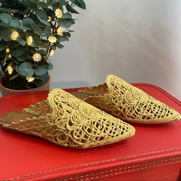Veracruz Shoes - SOLD Veracruz Dama Raffia Woven Mules